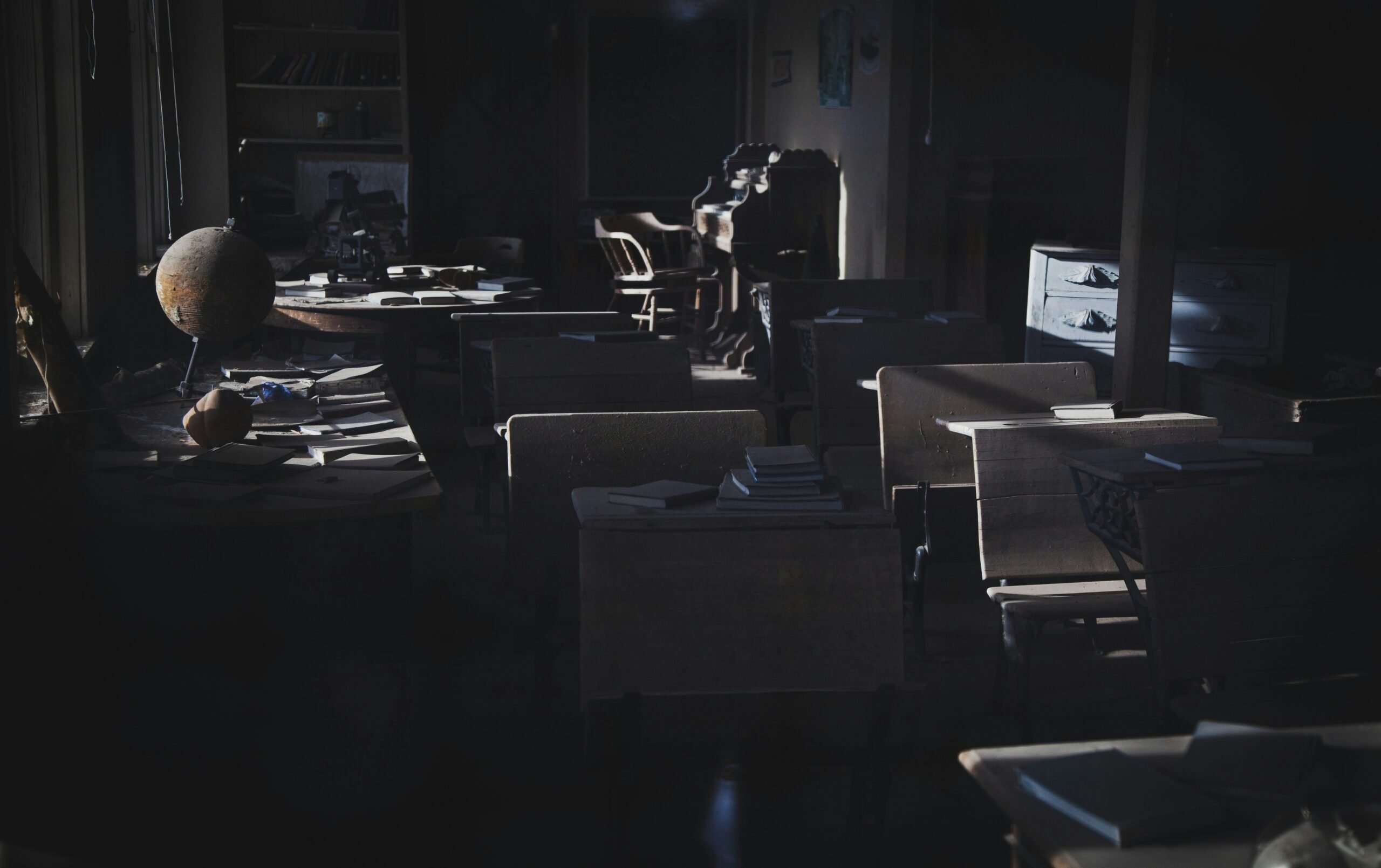 A chaotic desk filled with papers representing disorganized marketing efforts
